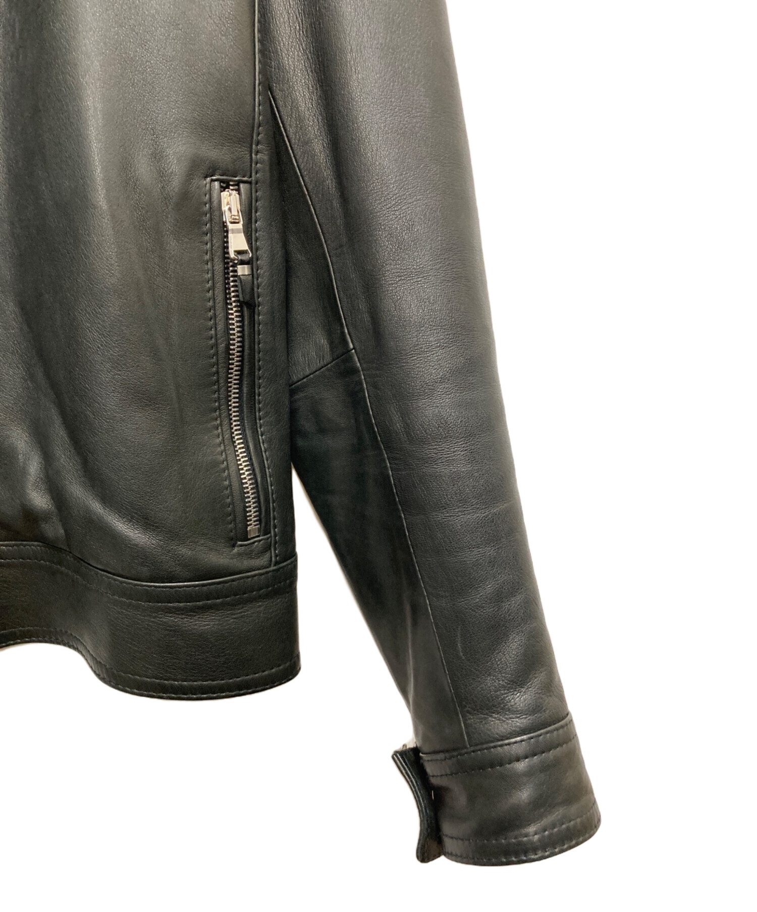 中古・古着通販】EMMETI (エンメティ) ラムレザーシングルライダース