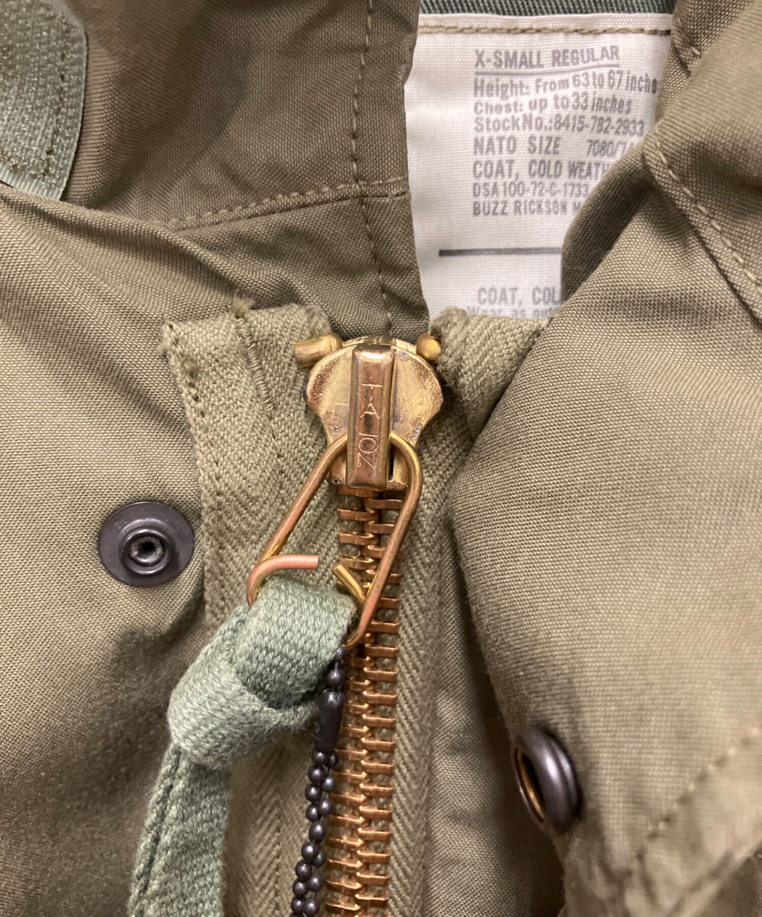 73年 M-65 PARKA SMALL-REGULAR 73年 M-65 PARKA SMALL-REGULAR