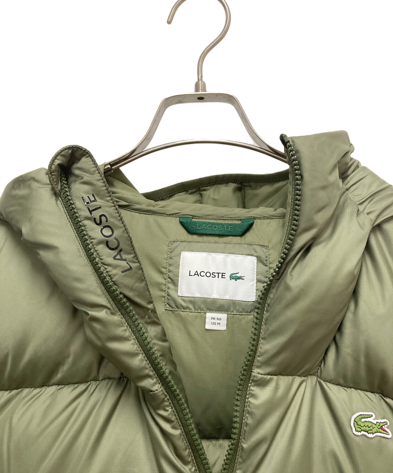 中古・古着通販】LACOSTE (ラコステ) バックステッチダウンジャケット 