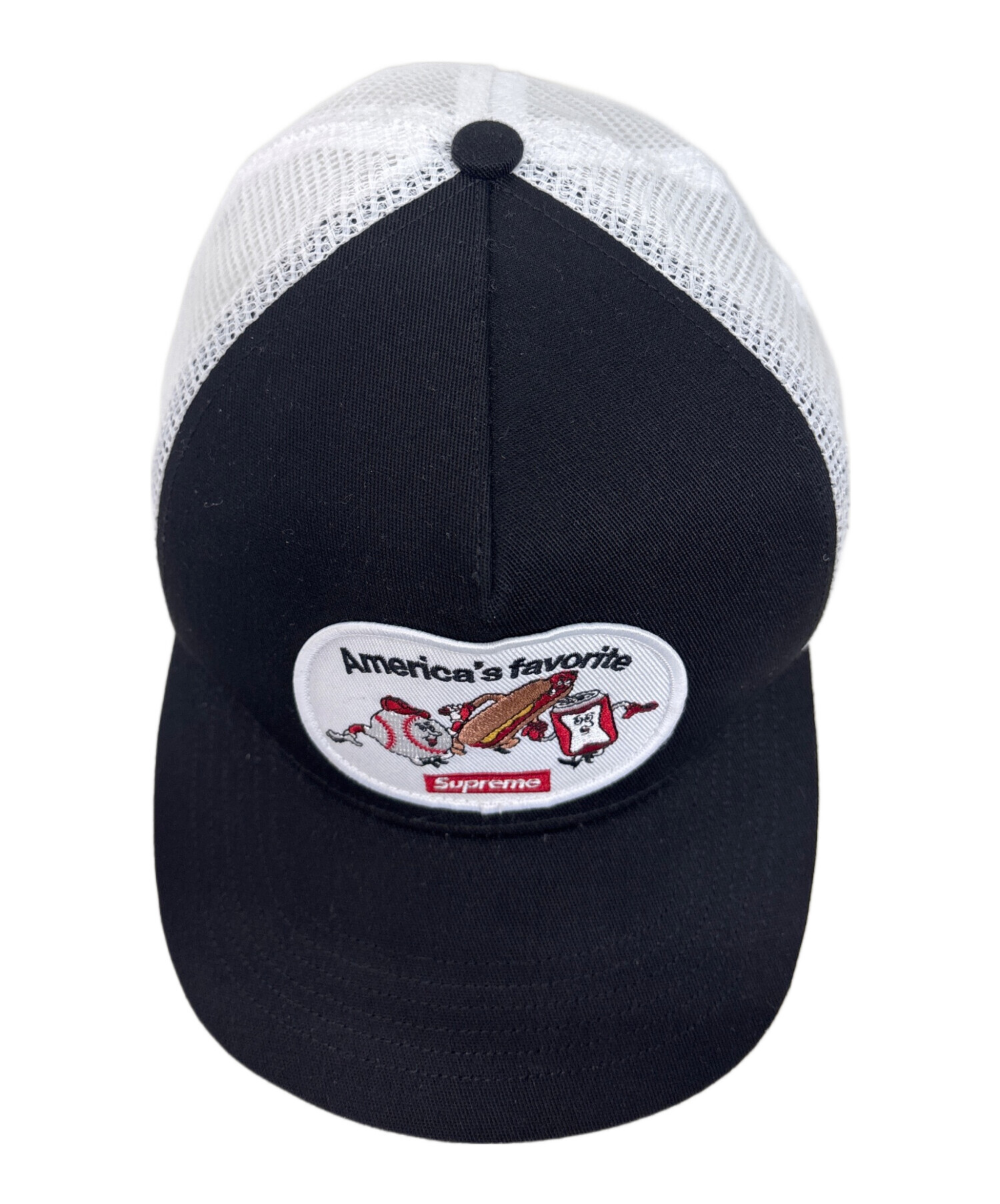 中古・古着通販】Supreme (シュプリーム) メッシュキャップ ブラック