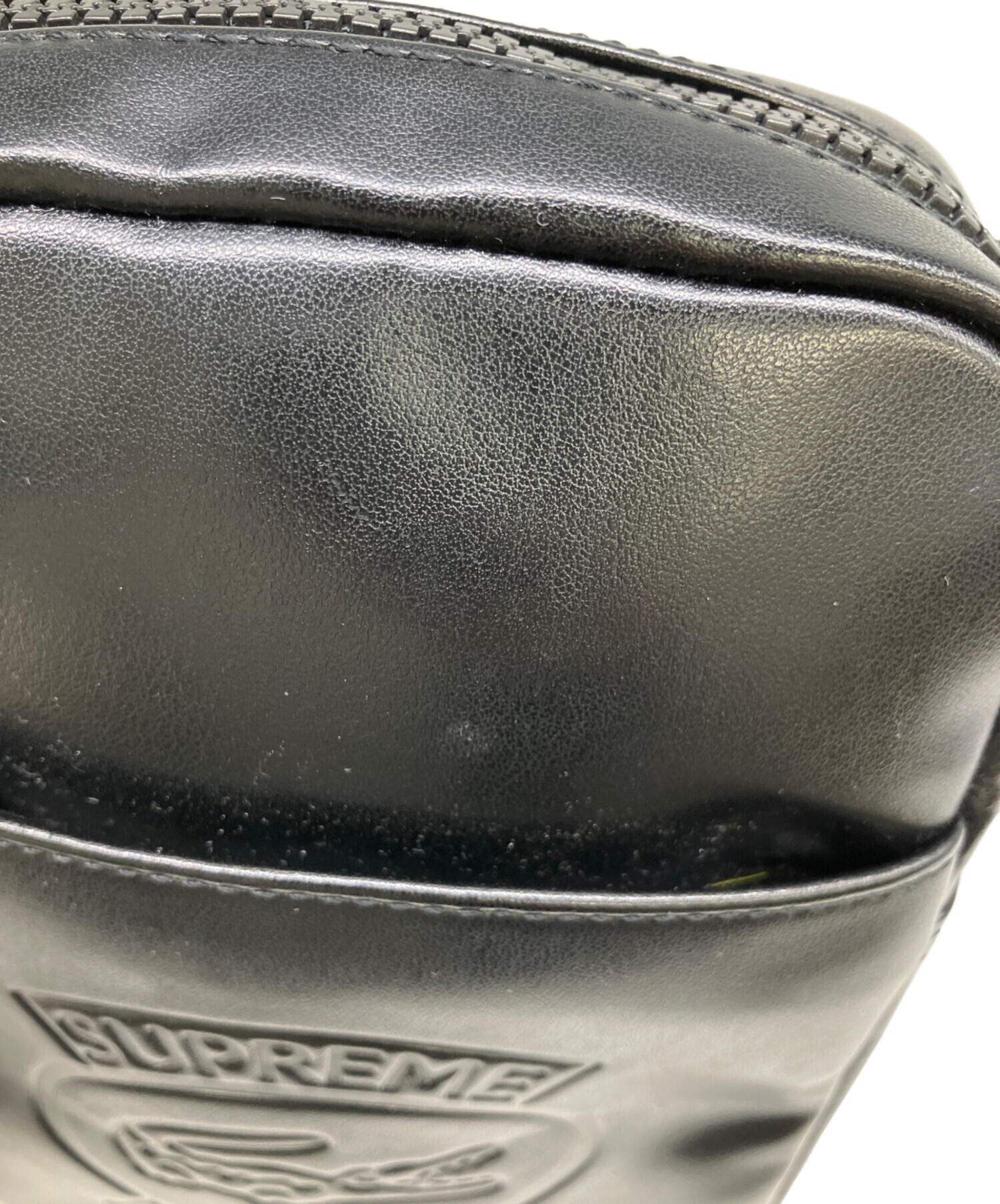 LACOSTE SUPREME ショルダーバッグ ブラック Supreme LACOSTE Shoulder Bag Black - SS18 - US