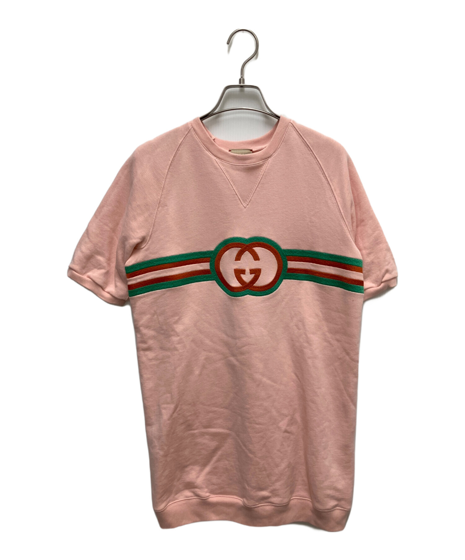 中古・古着通販】GUCCI (グッチ) 半袖ワンピース ピンク サイズ