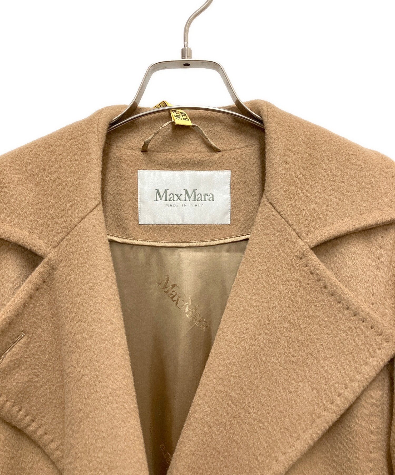 中古・古着通販】MaxMara (マックスマーラ) ロングコート ブラウン 