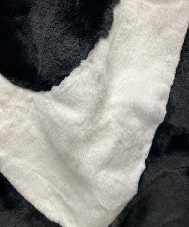 中古・古着通販】NIKE (ナイキ) フェイクファーコート ブラック サイズ