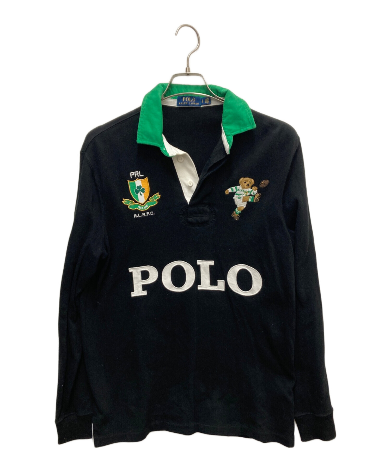 ラルフローレン ブラック ポロシャツ S RLX Ralph Lauren ブラック