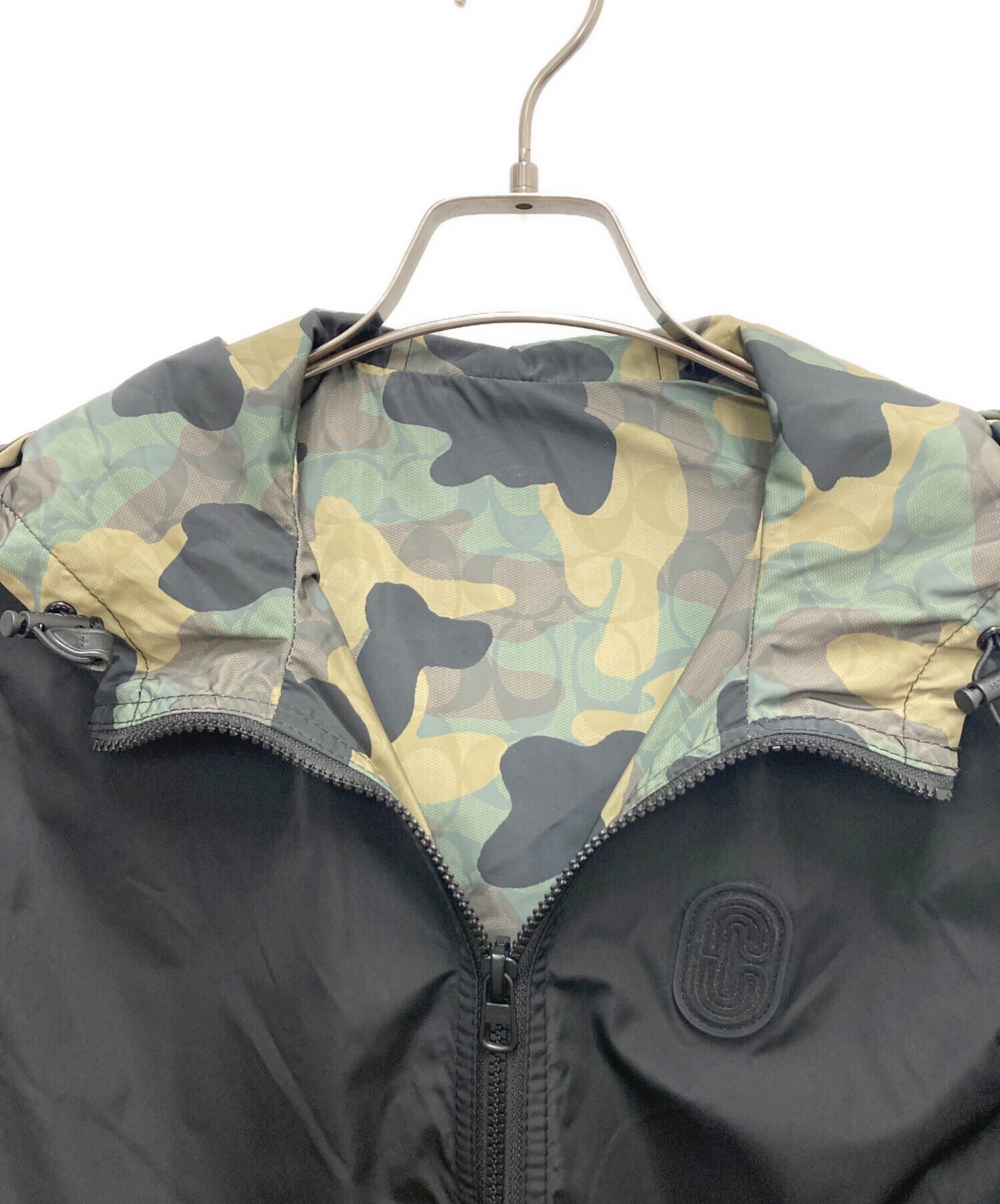 中古・古着通販】COACH (コーチ) ウインドブレーカー ブラック サイズ