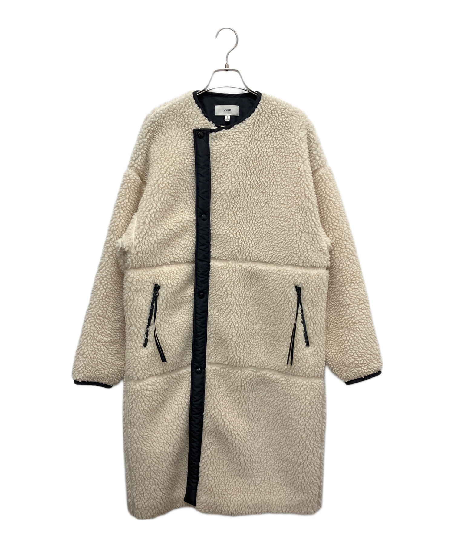 ボアコート 中古・古着通販】HYKE (ハイク) ボアコート ホワイト サイズ