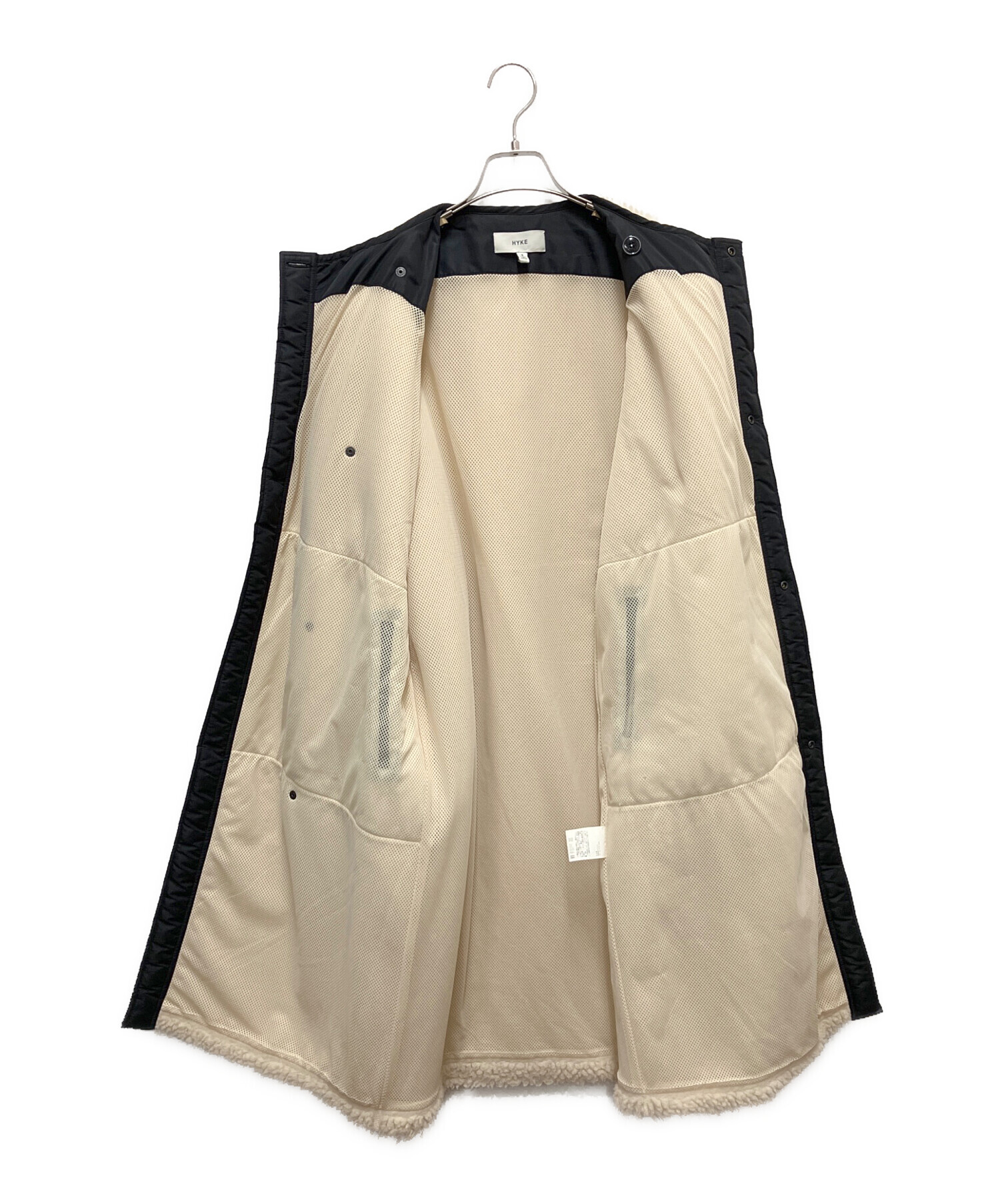 中古・古着通販】HYKE (ハイク) ボアコート ホワイト サイズ:SIZE3