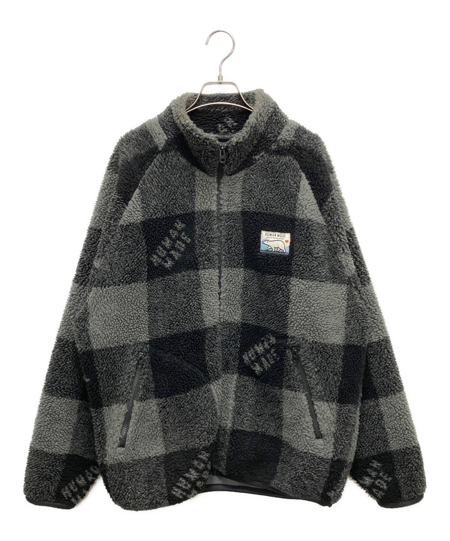 中古・古着通販】HUMAN MADE (ヒューマンメイド) CHECK BOA 中古・古着通販】HUMAN MADE (ヒューマンメイド) CHECK BOA