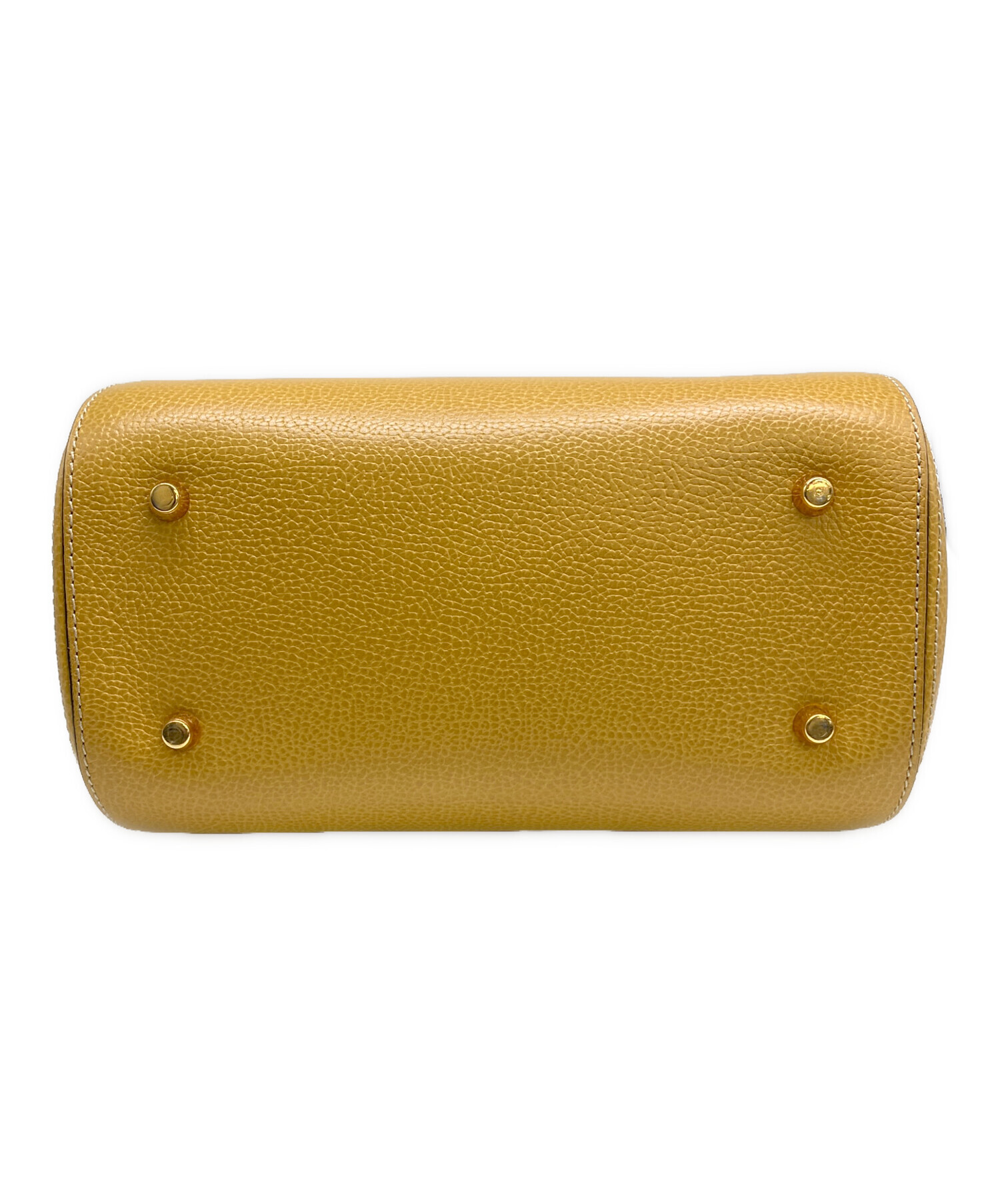 中古・古着通販】DELVAUX (デルヴォー) トートバッグ イエロー 