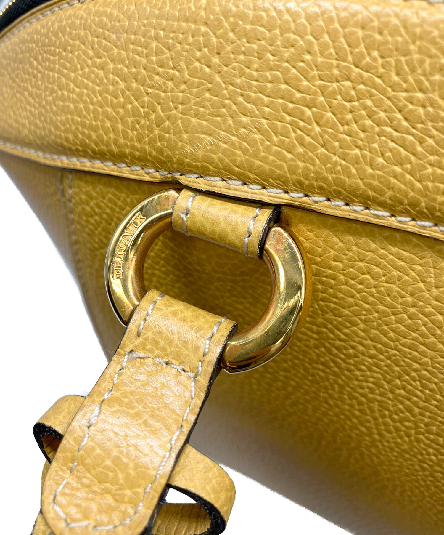 中古・古着通販】DELVAUX (デルヴォー) トートバッグ イエロー 
