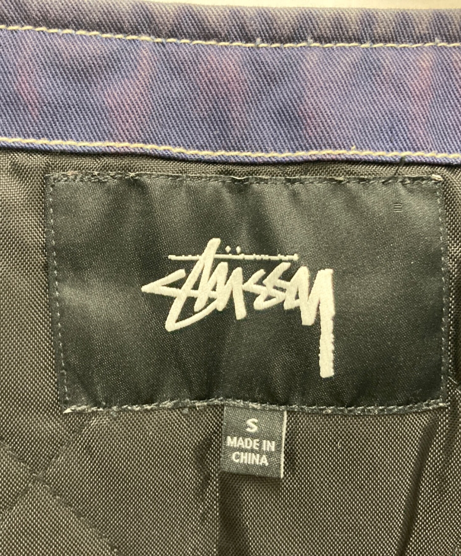 中古・古着通販】stussy (ステューシー) ワークベスト ネイビー サイズ 