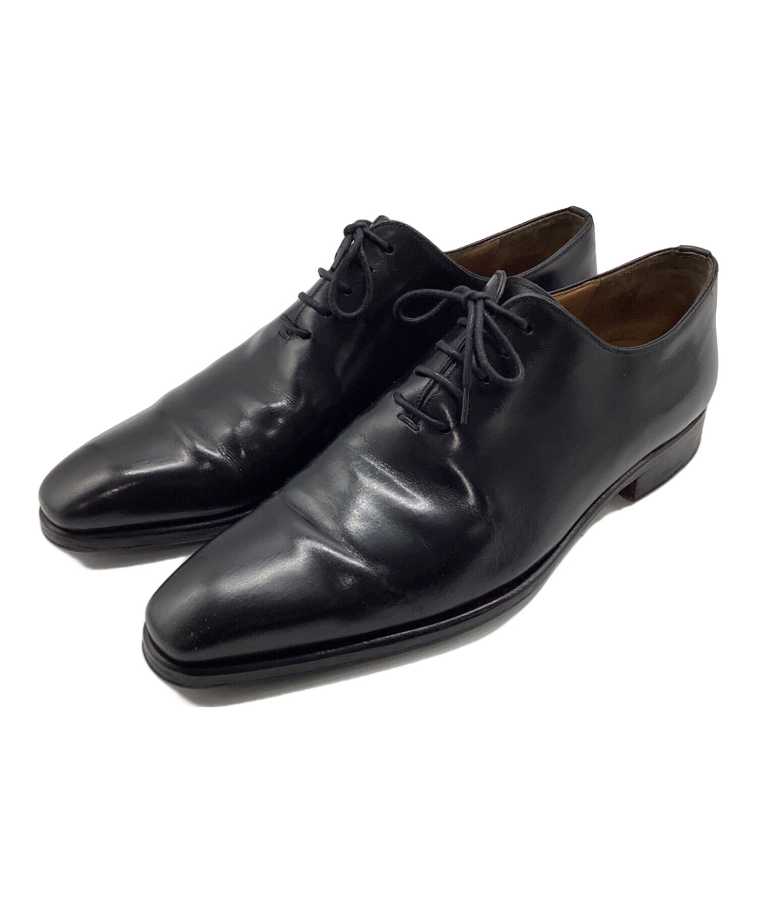 未使用 MAGNANNI SELECCION マグナーニ レザーシューズ 39 中古・古着通販】MAGNANNI (マグナーニ) プレーントゥシューズ