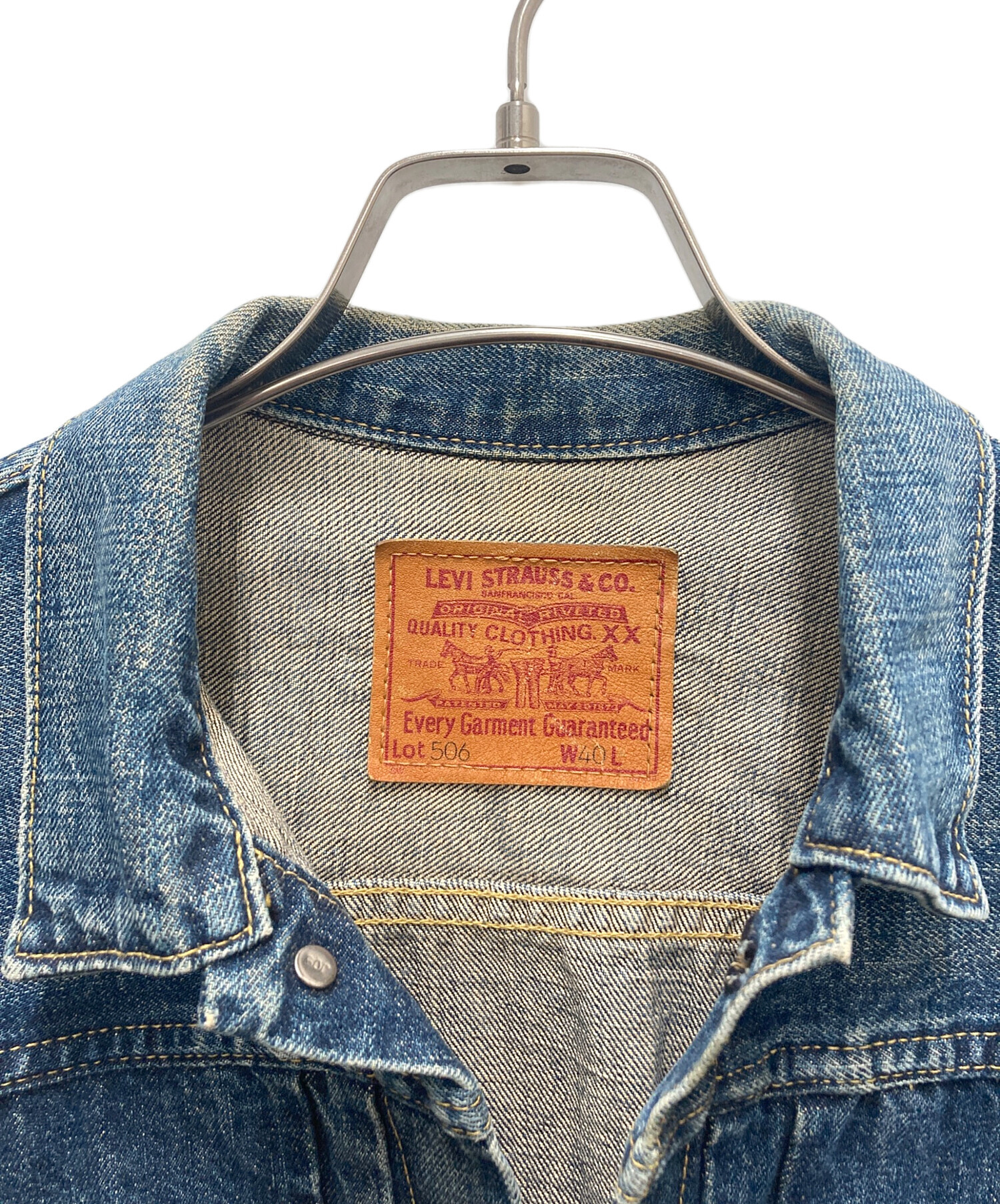 中古・古着通販】LEVI'S (リーバイス) デニムジャケット インディゴ