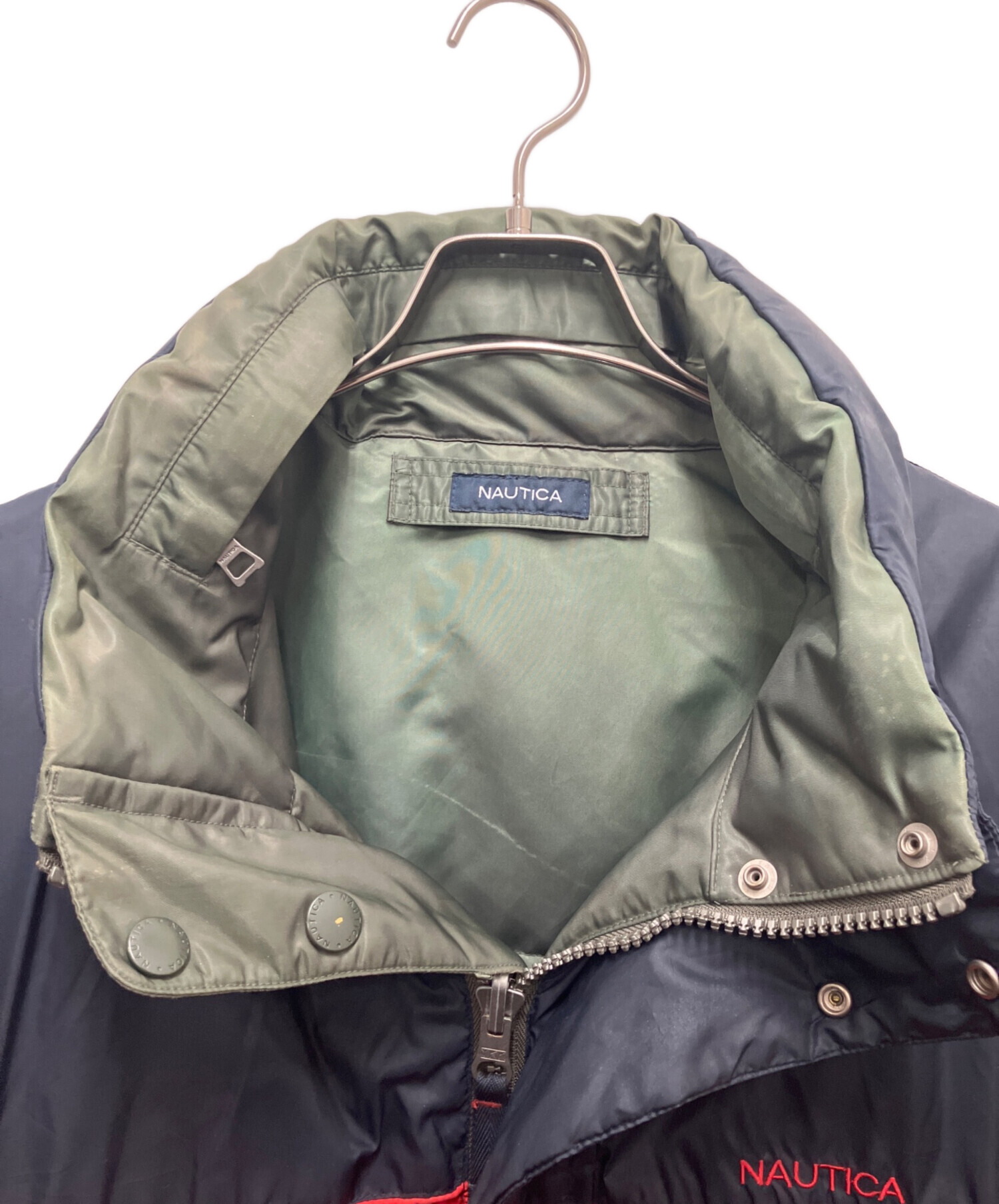 中古・古着通販】NAUTICA (ノーティカ) ダウンジャケット レッド