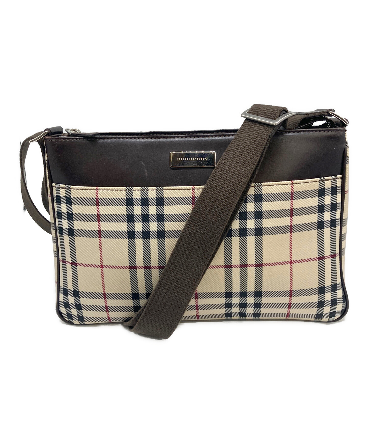 中古・古着通販】BURBERRY (バーバリー) ショルダーバッグ ベージュ 