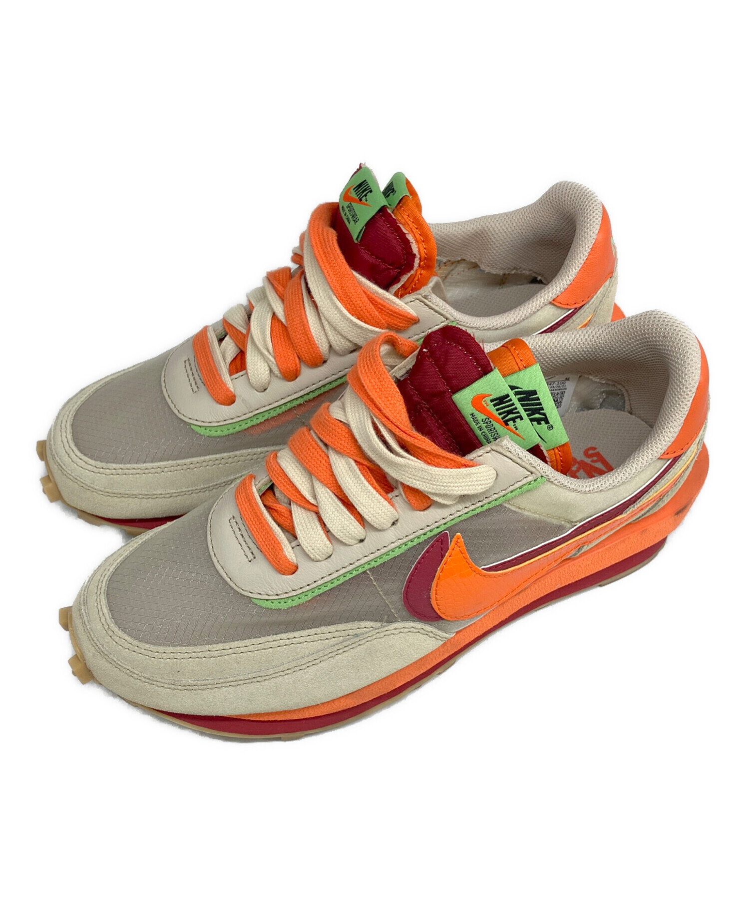 中古・古着通販】NIKE (ナイキ) sacai (サカイ) スニーカー オレンジ