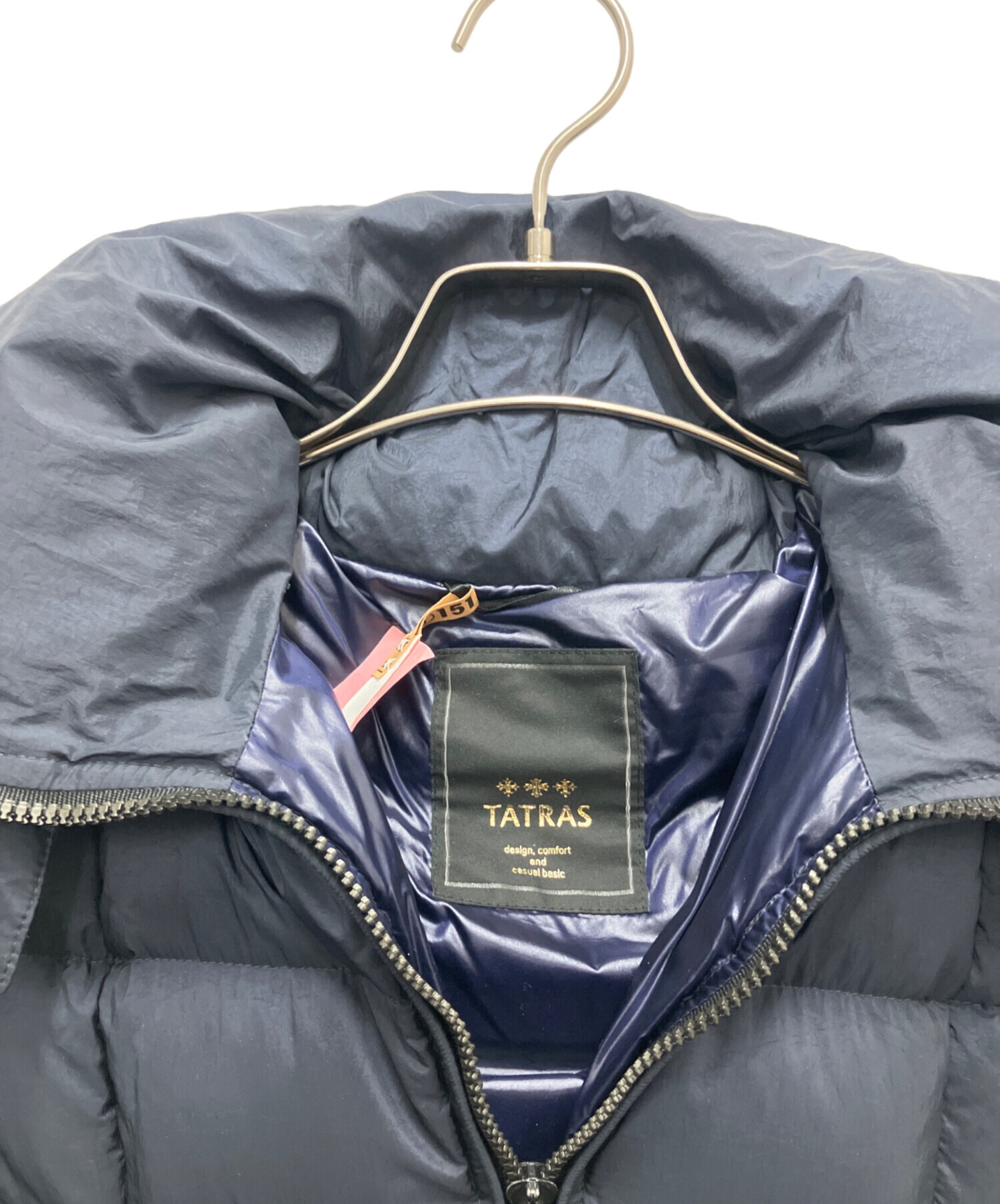 中古・古着通販】TATRAS (タトラス) ダウンコート ネイビー サイズ 
