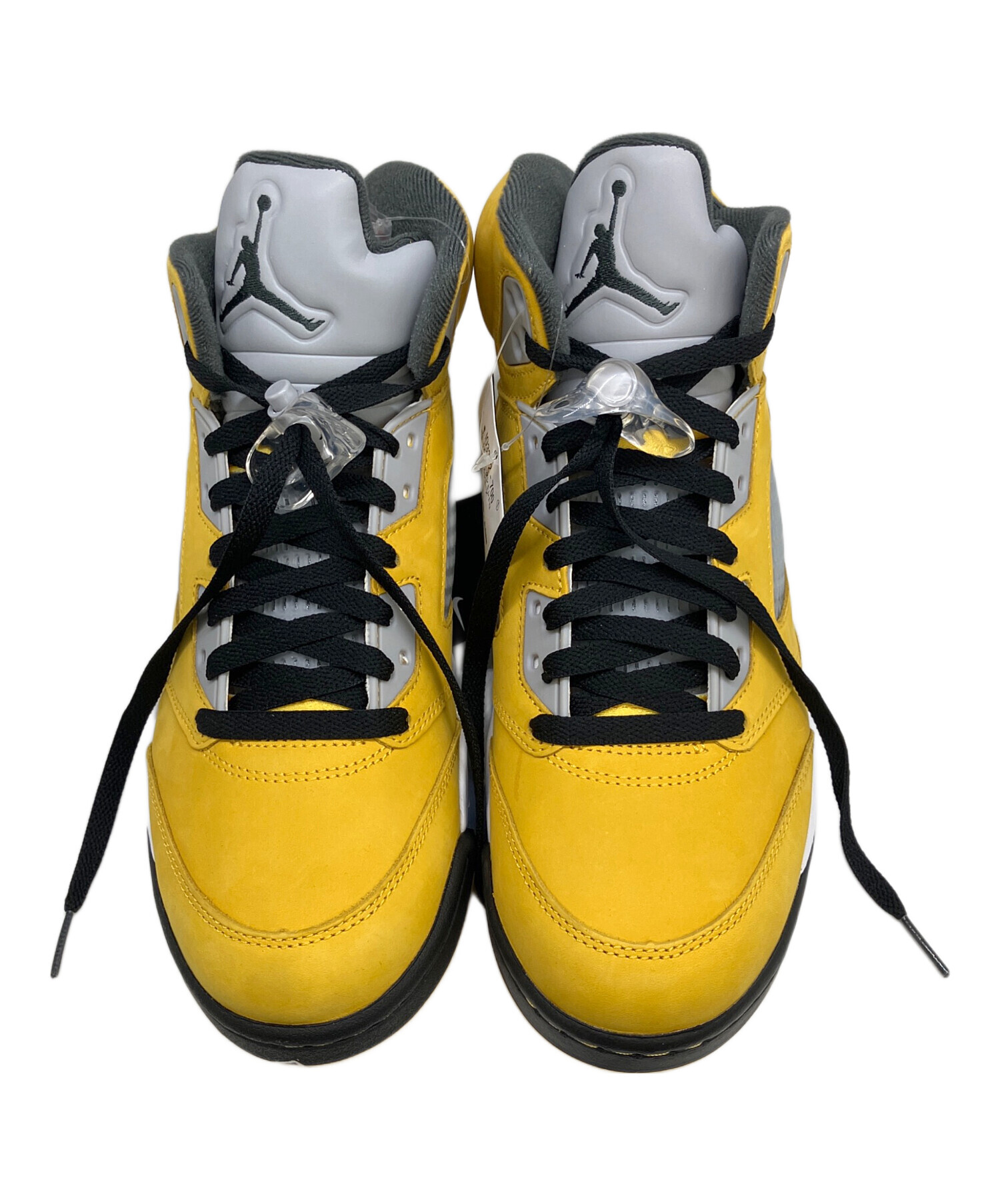 Air Jordan 5 イエロー/グレー シューズ 中古・古着通販】NIKE (ナイキ) Air Jordan 5 イエロー サイズ:SIZE