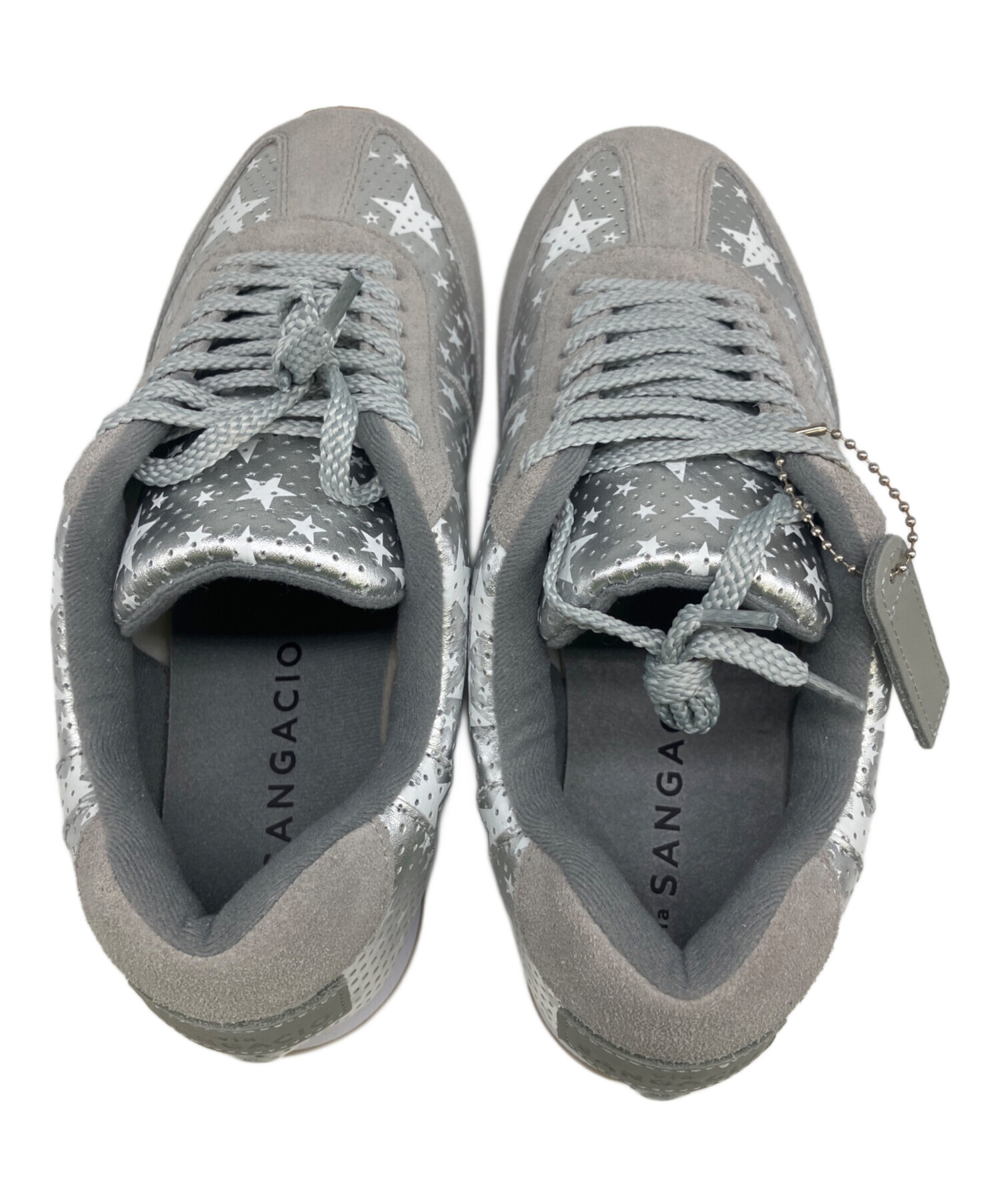 SANGACIO クレープグレー スニーカー SANGACIO クレープグレー スニーカー 中古・古着通販】SANGACIO