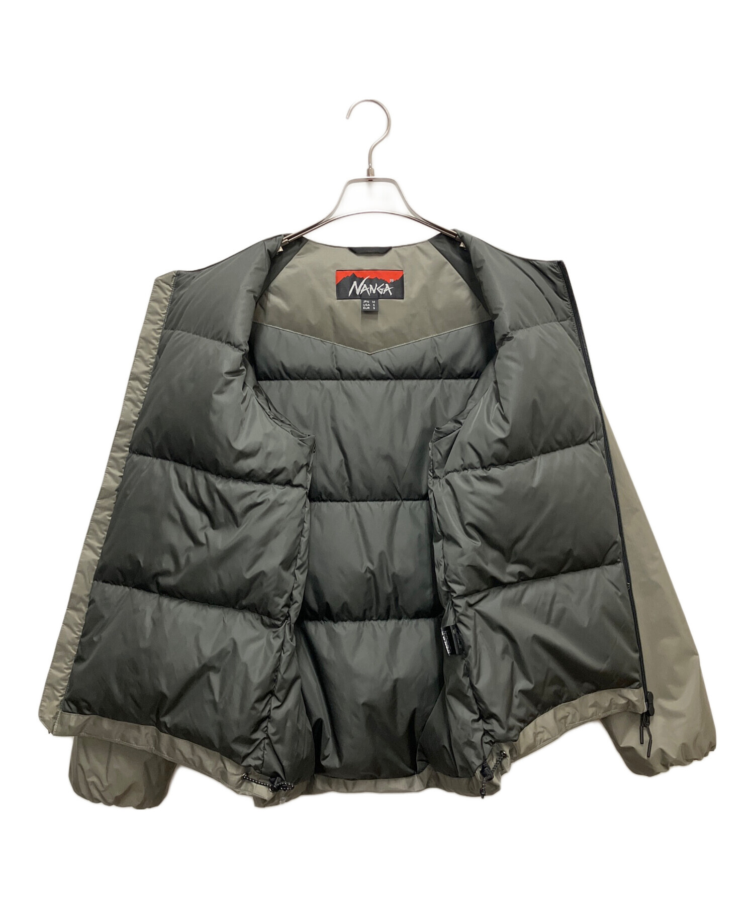 中古・古着通販】NANGA (ナンガ) AURORA DOWN CARDIGAN カーキ サイズ