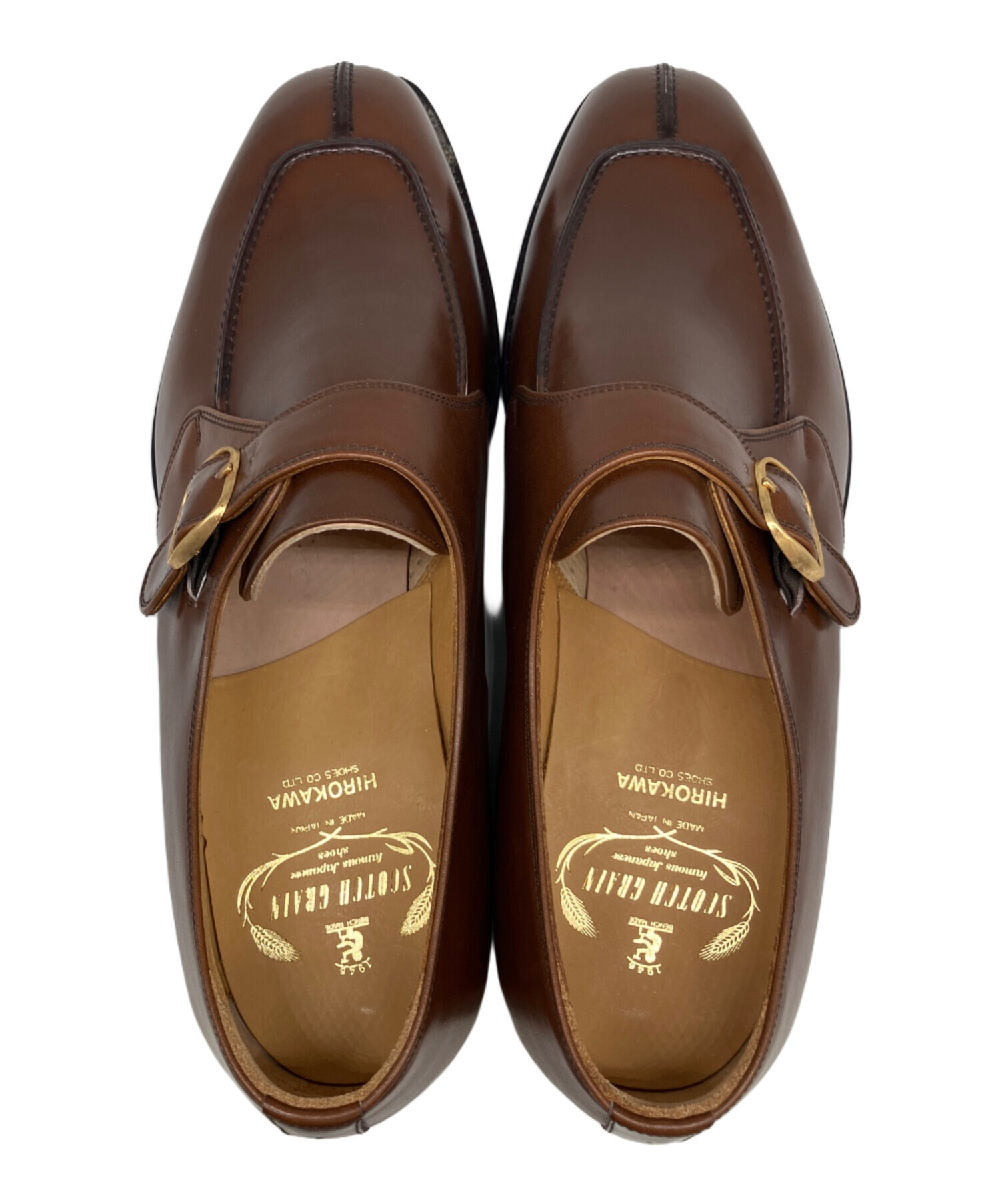 スコッチグレイン　ブラウンレザー ドレスシューズ 25cm スコッチグレイン ブラウンレザー ドレスシューズ 25cm SCOTCH GRAIN