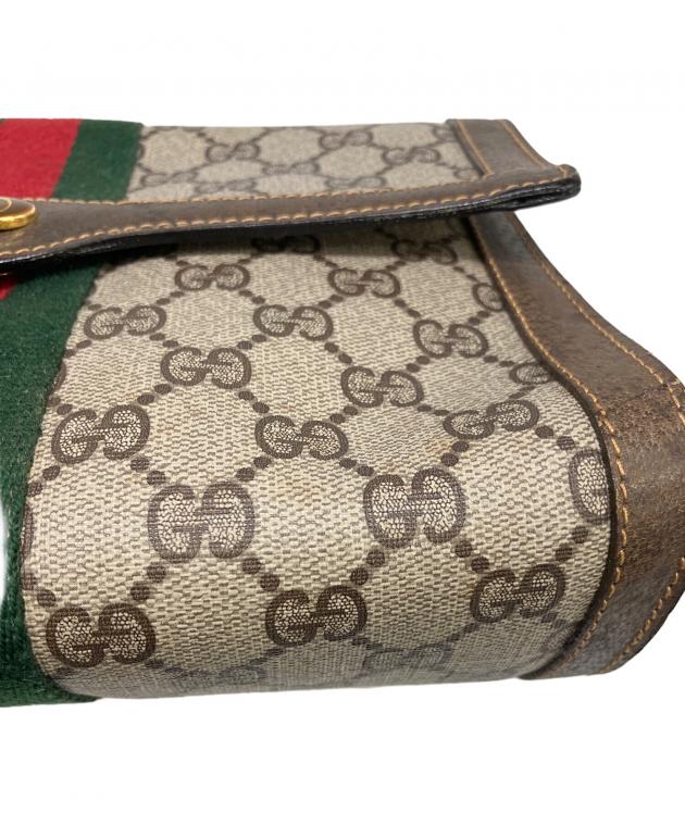 中古・古着通販】GUCCI (グッチ) クラッチバッグ ベージュ｜ブランド