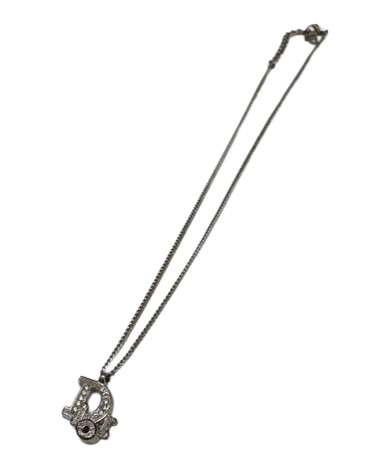 【即日発送！】Christian Dior シルバー　ネックレス 正規品 中古・古着通販】Christian Dior (クリスチャン ディオール