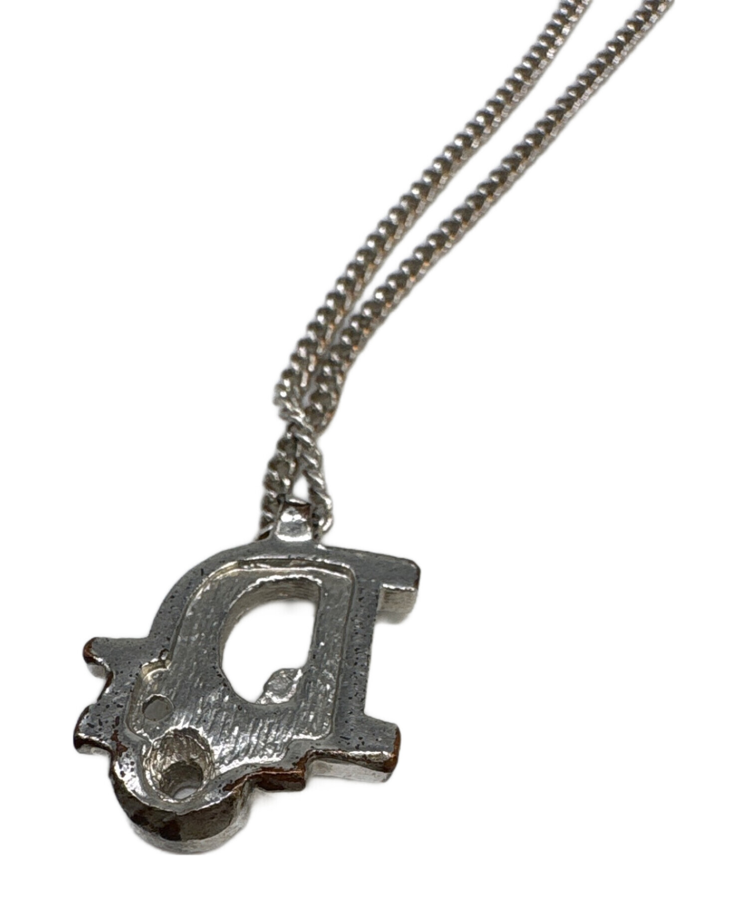 【新品未使用】Dior シルバープレートネックレス　タグ付き 楽天市場】Dior ディオール ロゴ タグプレートネックレス ペンダント