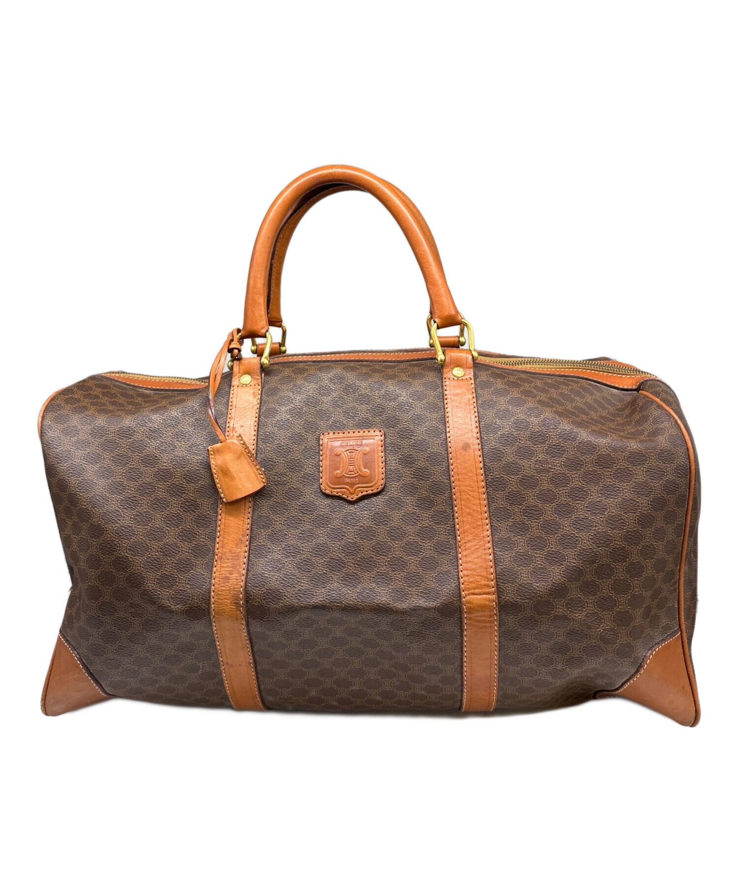CELINE ボストンバッグ ヴィンテージ セリーヌ 他の方より安く販売 中古・古着通販】CELINE (セリーヌ) ボストンバッグ ブラウン