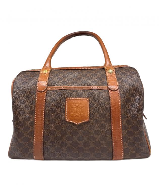 CELINE セリーヌ 巾着 ショルダーバッグ ポーチ付き 中古・古着通販】CELINE (セリーヌ) 巾着ショルダーバッグ ブラウン