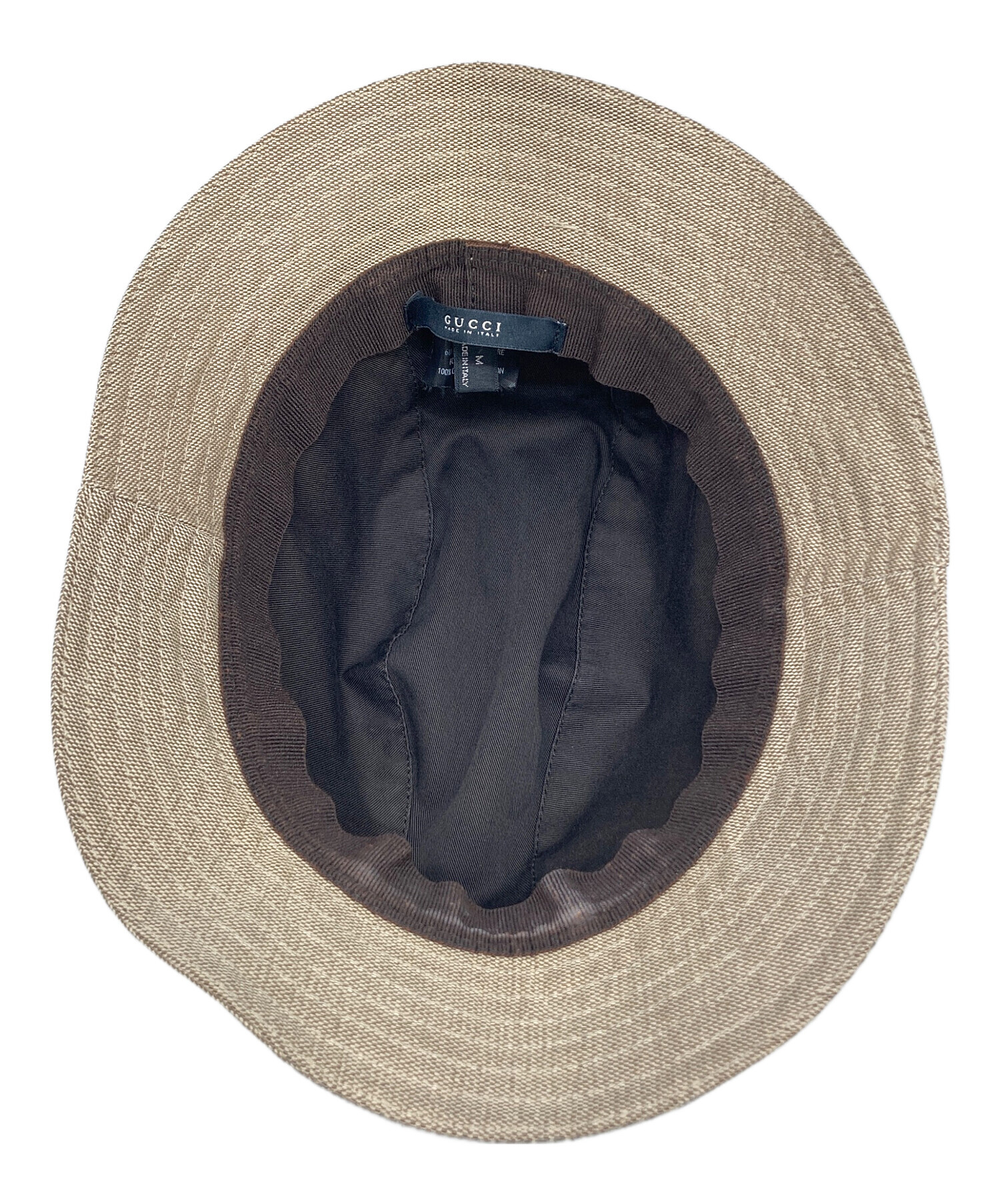 中古・古着通販】GUCCI (グッチ) バケットハット ベージュ サイズ:SIZE