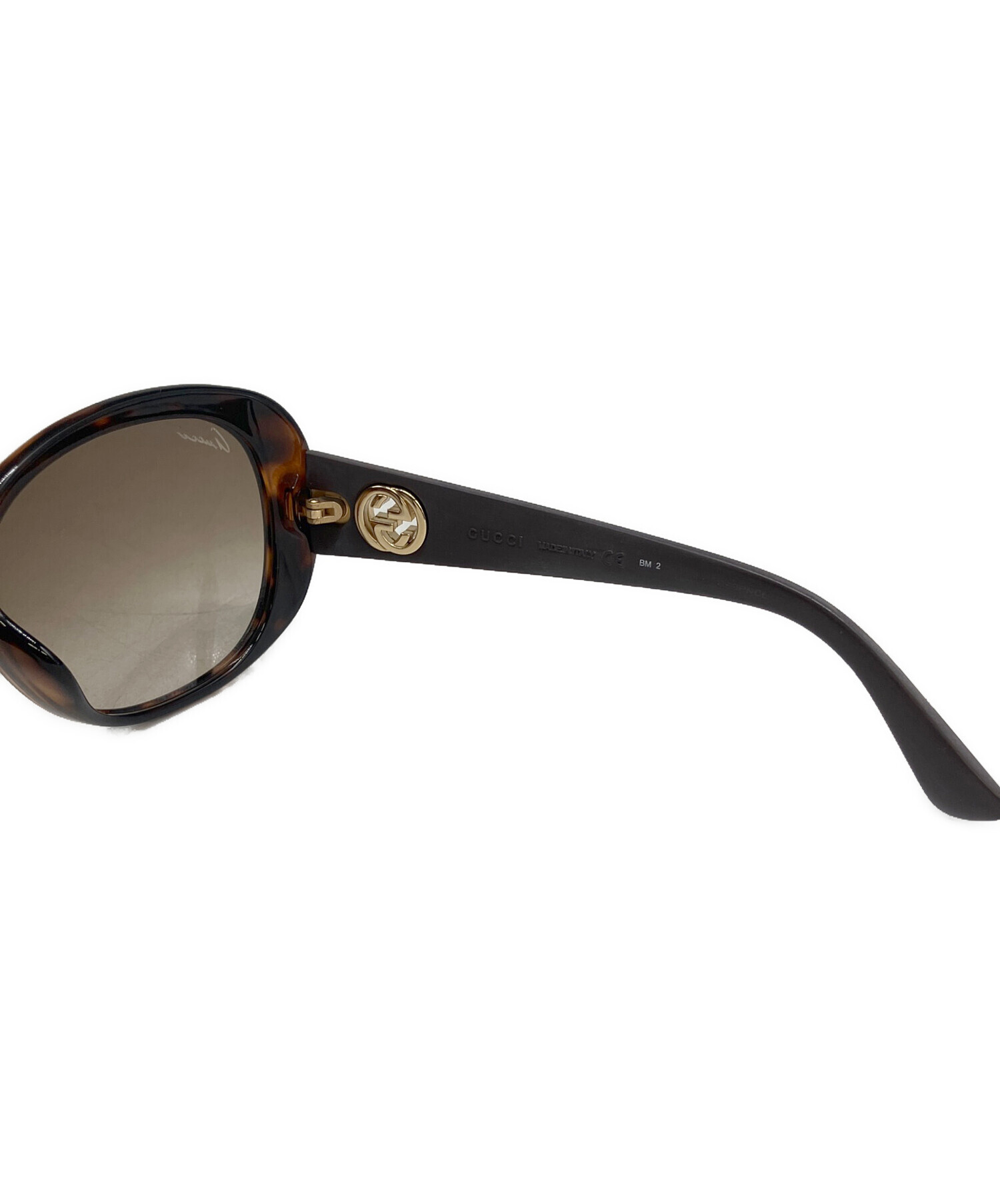 グッチサングラス　新品未使用 中古・古着通販】GUCCI (グッチ) サングラス ブラック｜ブランド・古着