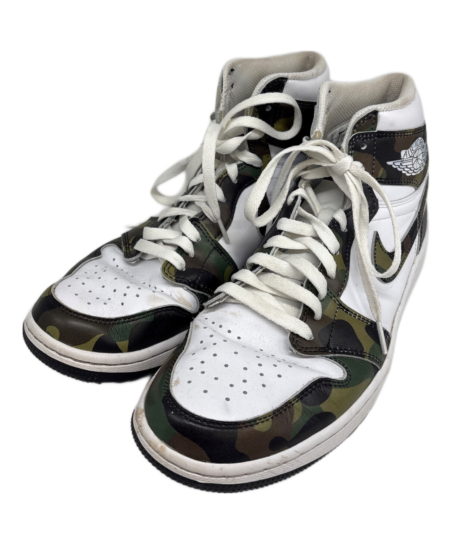 シューズ(男性用) Nike Air Jordan 1 High Golf Camo/White 中古・古着通販】NIKE (ナイキ) Air Jordan 1 High Golf 