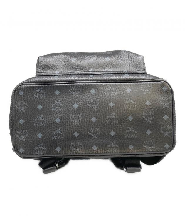 中古・古着通販】MCM (エムシーエム) スタッズ付リュック ブラック