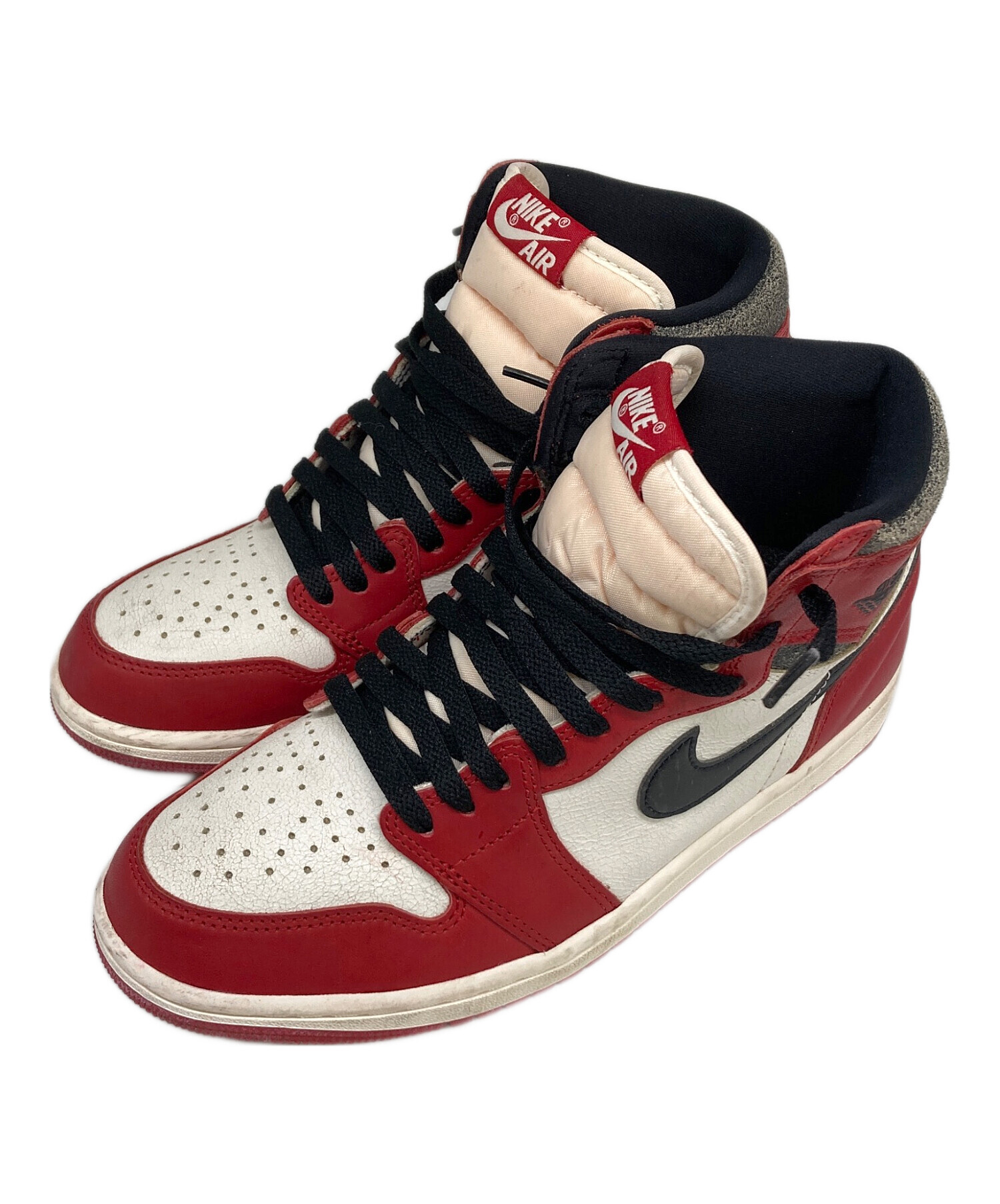 中古・古着通販】NIKE (ナイキ) Air Jordan 1 レッド×ホワイト サイズ 