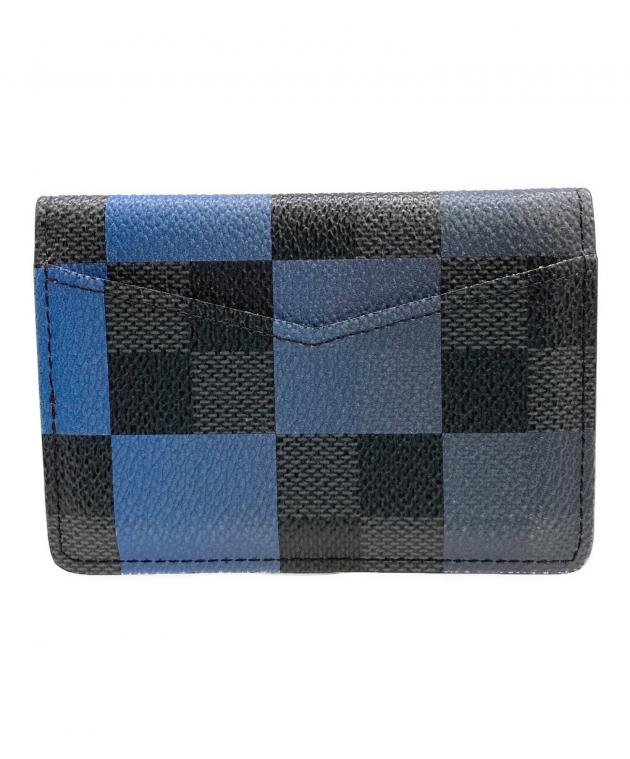美品 未使用級 LOUIS VUITTON ルイヴィトン ケース スクエア 中古・古着通販】LOUIS VUITTON (ルイ ヴィトン) カードケース ブルー