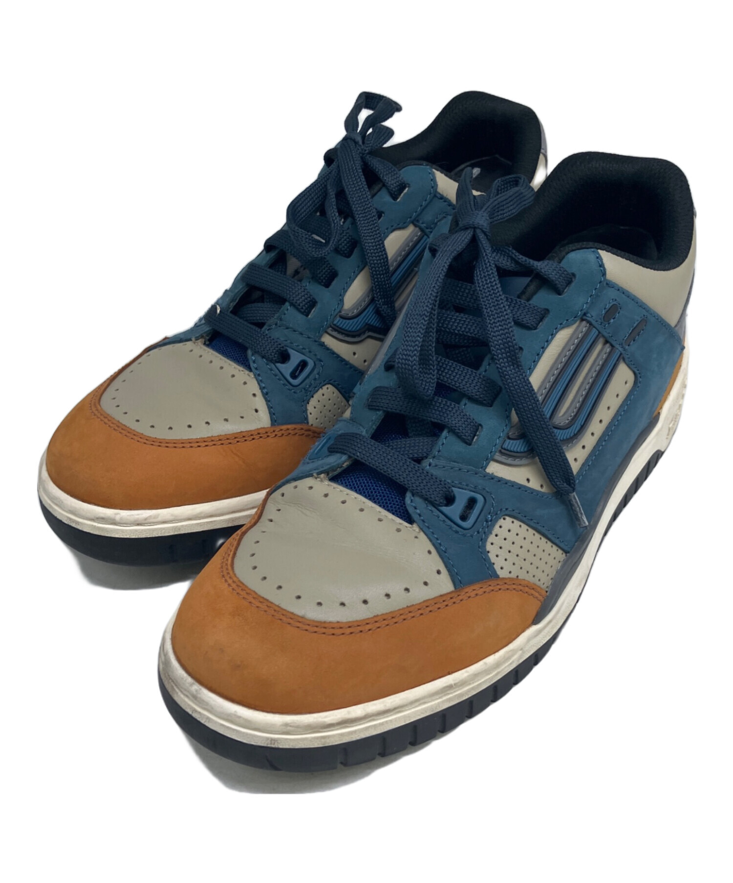 中古・古着通販】BALLY (バリー) スニーカー ブラウン×ネイビー サイズ