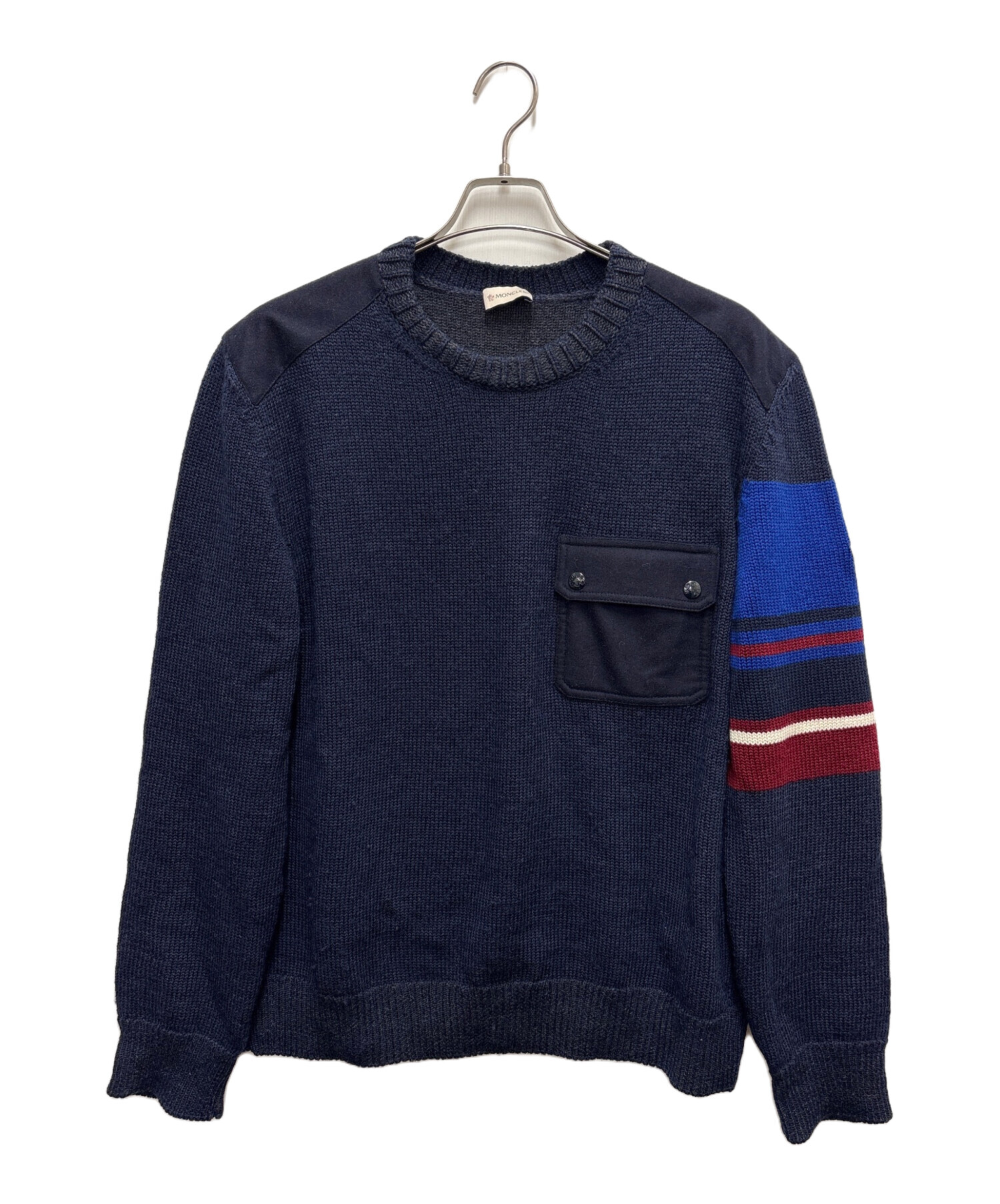中古・古着通販】MONCLER (モンクレール) 厚手ニット ネイビー サイズ