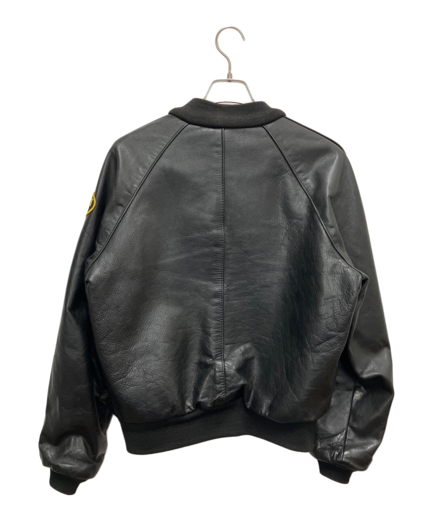 中古・古着通販】VANSON (バンソン) レザージャケット ブラック サイズ