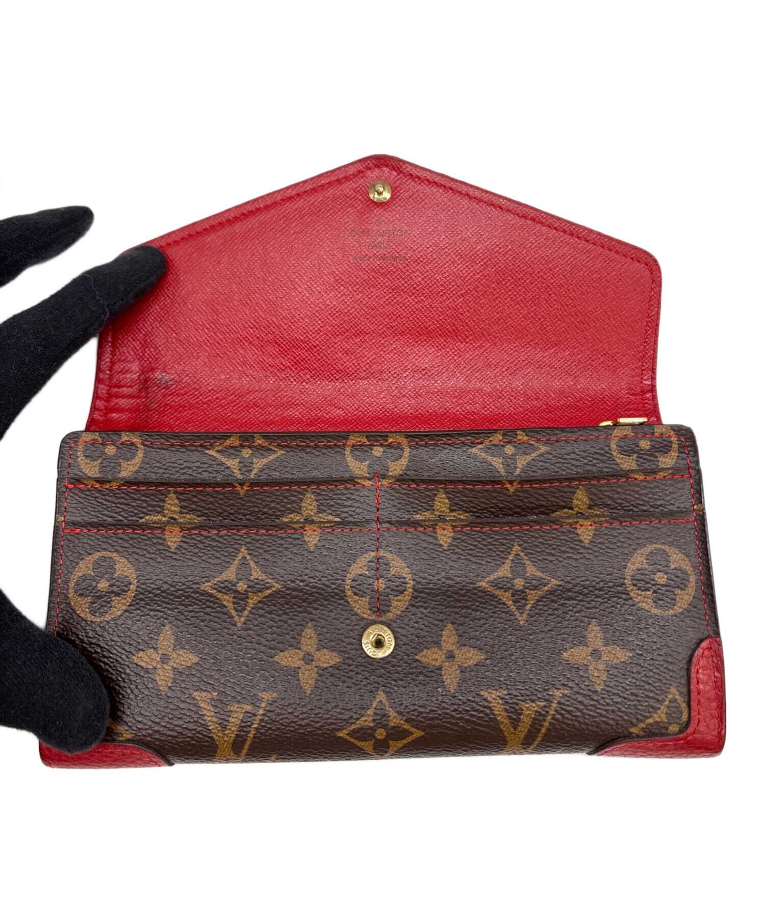 中古・古着通販】LOUIS VUITTON (ルイ ヴィトン) 長財布 ブラウン