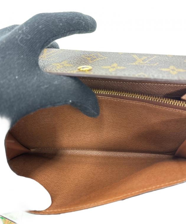 中古・古着通販】LOUIS VUITTON (ルイ ヴィトン) 長財布 ブラック