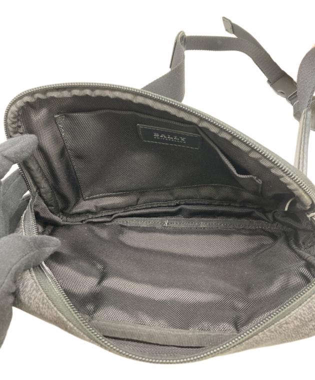 中古・古着通販】BALLY (バリー) ウエストポーチ グレー×ブラック