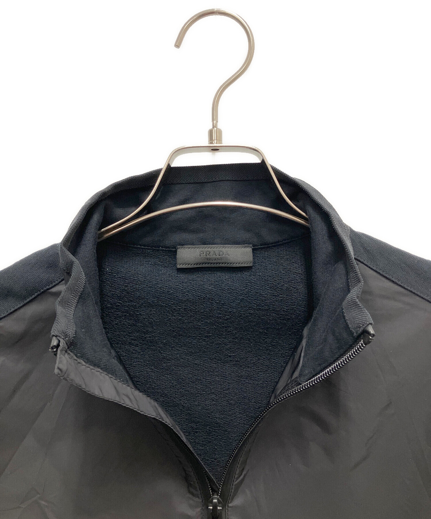 中古・古着通販】PRADA (プラダ) 切替ジャケット ブラック サイズ:SIZE