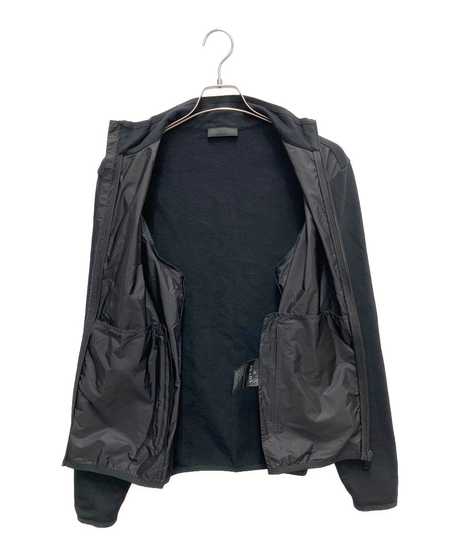 中古・古着通販】PRADA (プラダ) 切替ジャケット ブラック サイズ:SIZE