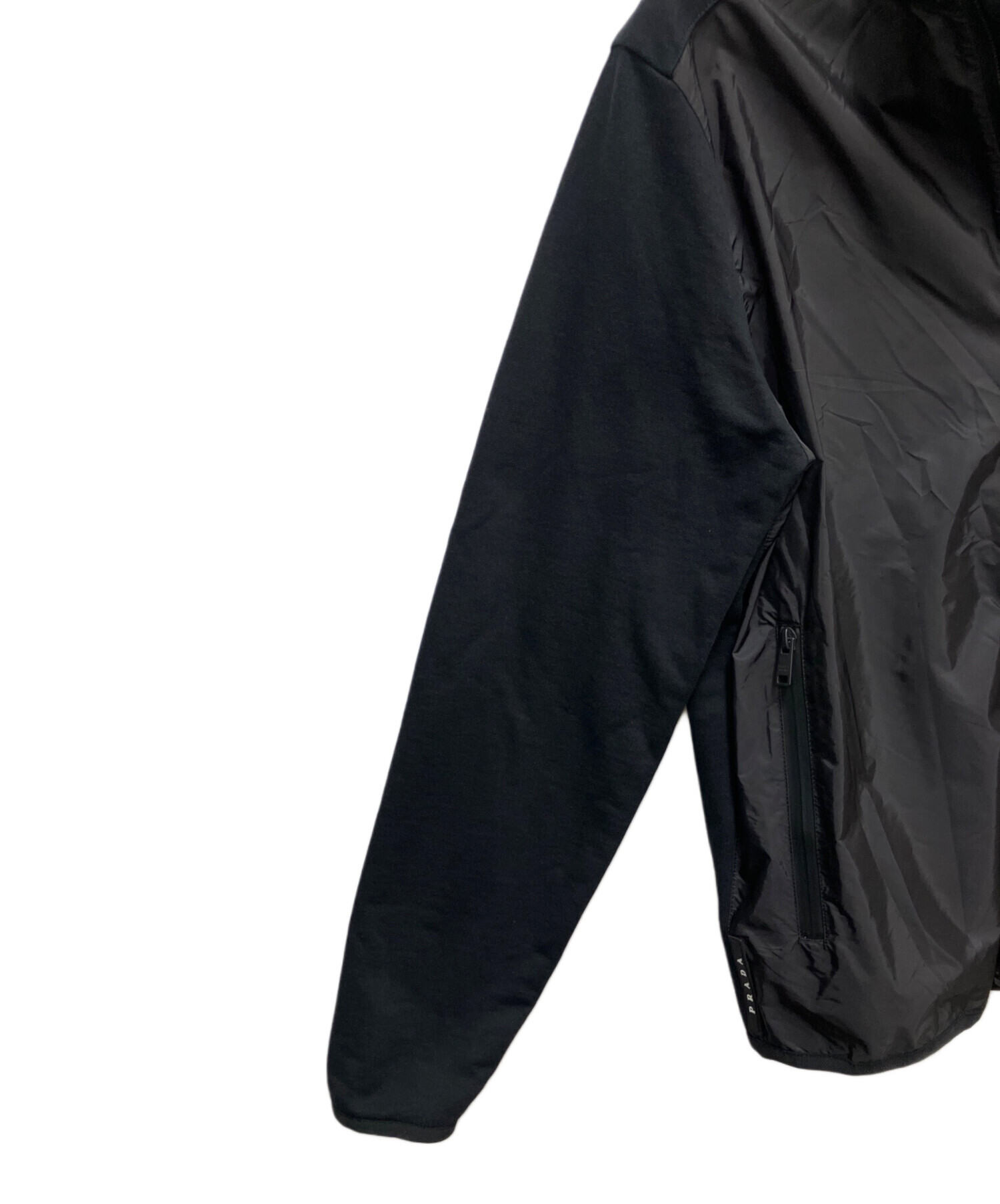 m*i様 【超希少】PRADA ボンバージャケット ブラック　レザー切替 m*i様 【超希少】PRADA ボンバージャケット ブラック レザー切替 m*i様