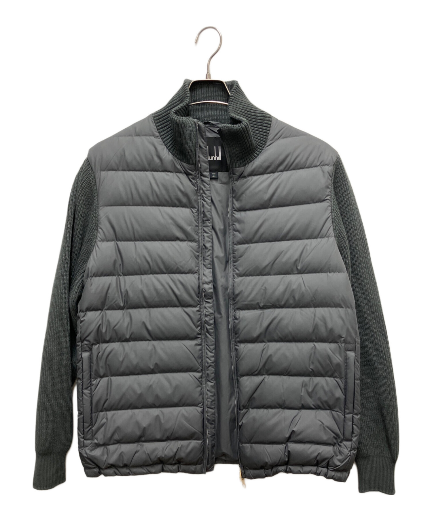 dunhill (ダンヒル) 切替ダウンジャケット グレー サイズ:M
