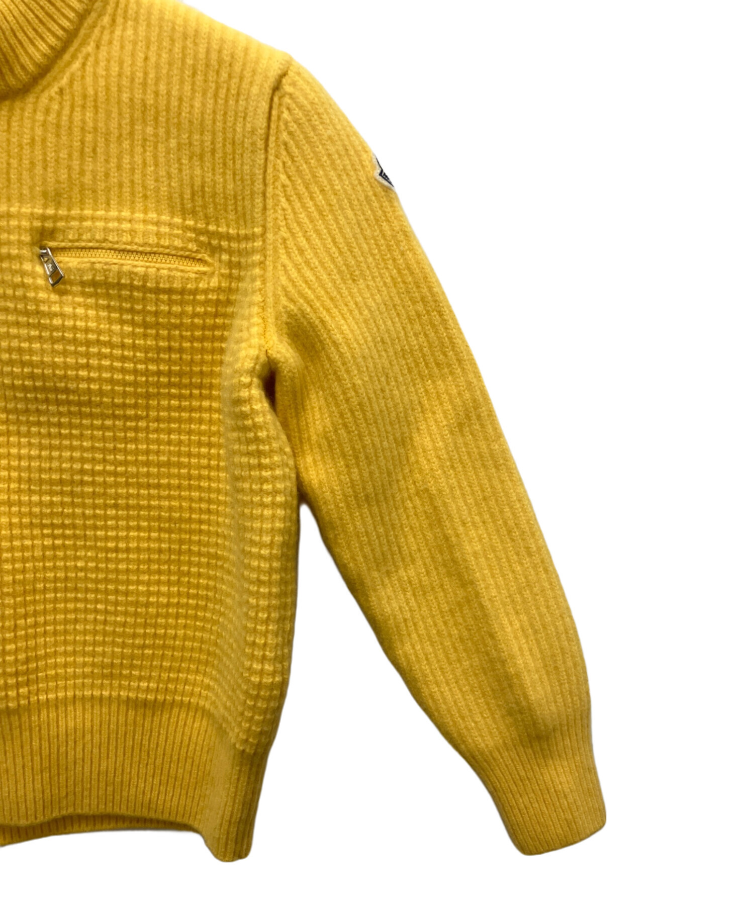 中古・古着通販】MONCLER (モンクレール) ニット イエロー サイズ:SIZE