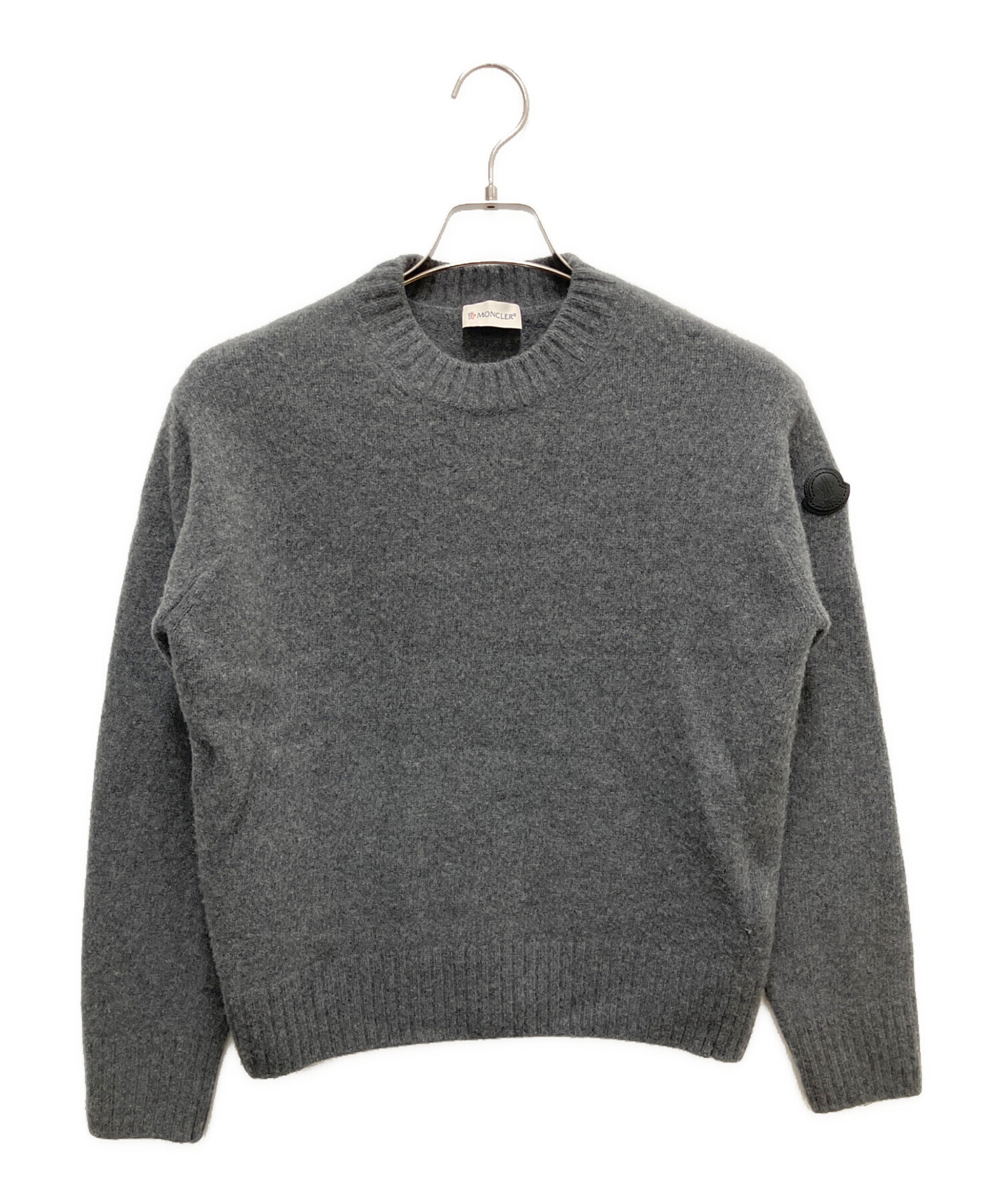 中古・古着通販】MONCLER (モンクレール) ニット グレー サイズ:SIZE M