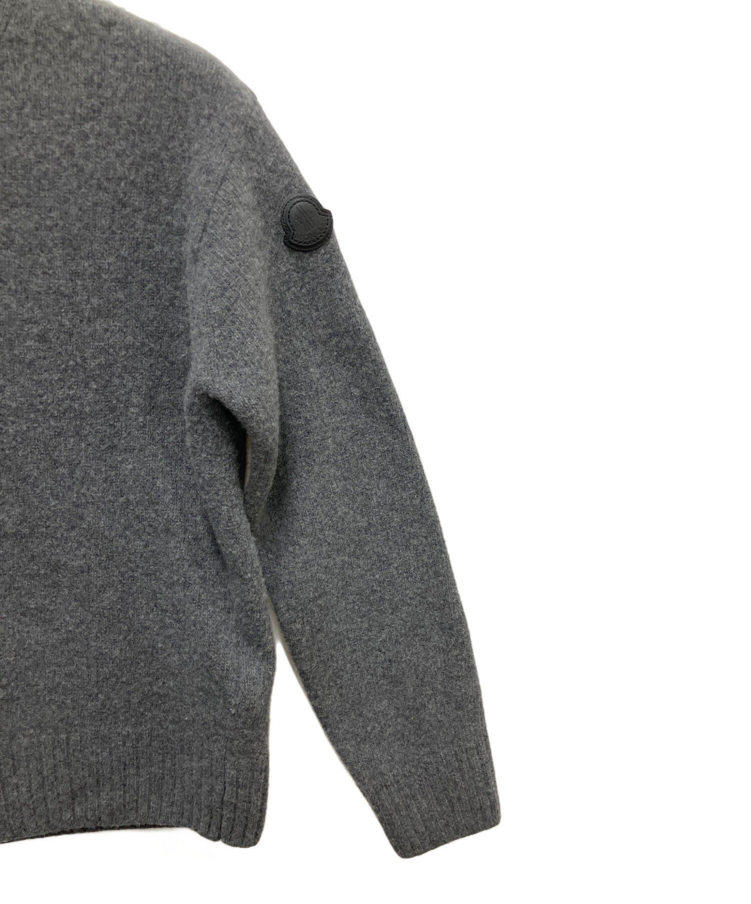 中古・古着通販】MONCLER (モンクレール) ニット グレー サイズ:SIZE M